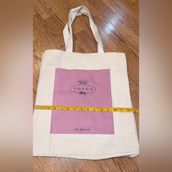 NWOT Tocca Pink Canvas Large Tote Bag - Picture 4 of 10